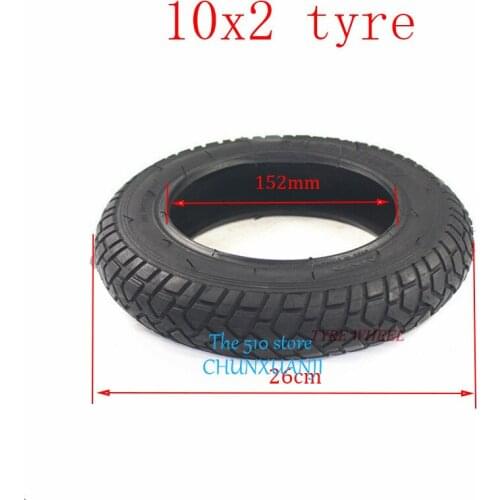 Free transportation of 10x2 (54-152) modified tire and inner tube for electric scooter balancing car