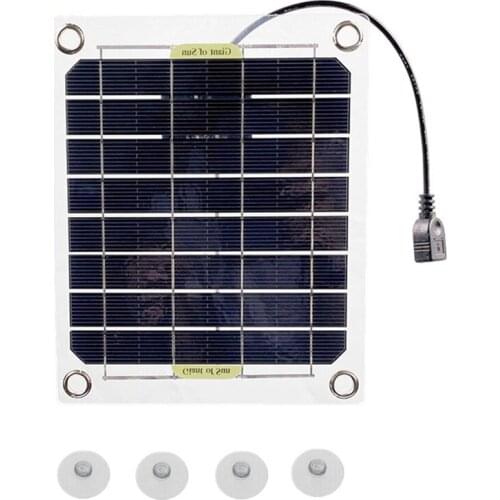 20W Solar Panel Kit Complete DC5V USB Solar Cells for Car Yacht Battery Charger
