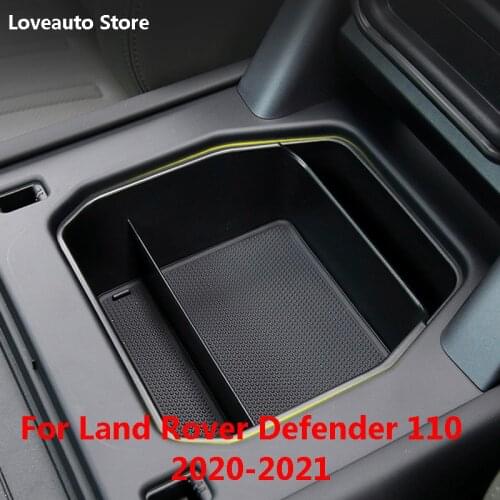 Central Armrest Storage Box Container Interior Multifunctional Stowing Tidying Accessories for Land Rover Defender 110 2020 2021
