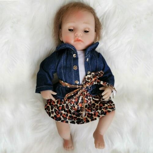 Bebe Baby Reborn Doll 16inch 40cm Silicone Vinyl Bebe Reborn Dolls Adorable Lifelike Toddler For Gift Fast Shipping