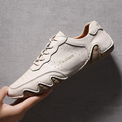 Men Casual Shoes Fashion Brand Men Shoes Leather Men Loafers Moccasins Slip on Mens Flats Male Driving Shoes