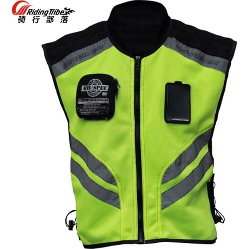 Motorcycle Reflective Vest Jacket Safty Waistcoat Warning Clothing High Visibility Vest Team Uniform Off-Road Racing Vest