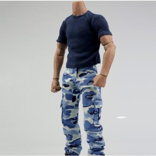1/6 Scale US Navy Male Camouflage Training Men Military Uniform Clothes Suit Model for 12'' Action Figure Body Doll Toy