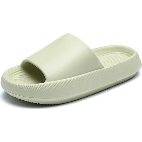 Soft Slippers For Men Women Indoor Home Bathroom Bath Shoes Lovers Thick-Soled Sandals Quick-Drying Wear-Resistant Flip-Flops