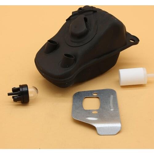 Muffler Deflector Plate Primer Bulb Fuel Filter Kit For Husqvarna 545 550XP Garden Chainsaw Parts