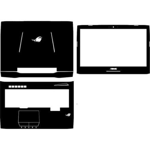 KH Laptop Sticker Skin Decals Cover Protector Guard for ASUS G752 GFX72