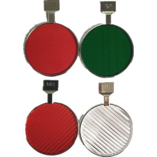 4Pcs Optical Optometry Trial Rim Lens Auxiliary Metal Frame Test Lens Maddox 36.5mm