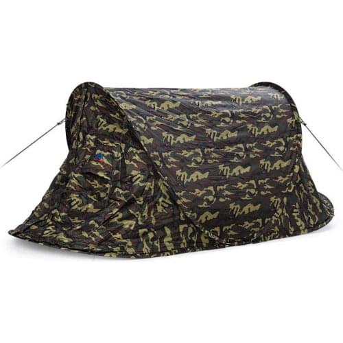 Ultralight Throwing Pop Up Tent Outdoor Automatic Tent Camouflage Portable Hiking Camping Fishing Tent Waterproof 1-2 Person