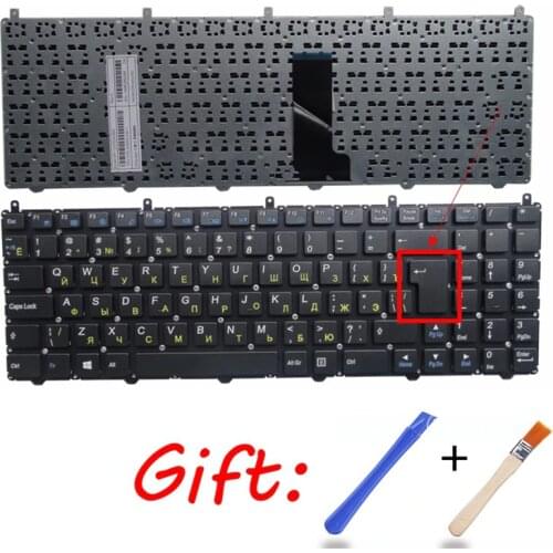 RUSSIAN Keyboard for DNS Clevo W650 W650SRH W655 W650SR W650SC R650SJ W6500 W650SJ w655sc w650sh MP-12N76SU-4301 RU BLACK
