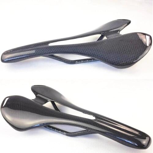 New full carbon fiber road bicycle saddle mountain mtb cycling bike seat saddle cushion bike parts bicycle accessories 3k finish