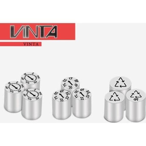 Stencil stamp seal 2 pcs/lot Strengthened Die and Mould Adjustable Date Stamp Recycling Insert 2019 Year and Month Mold Seal