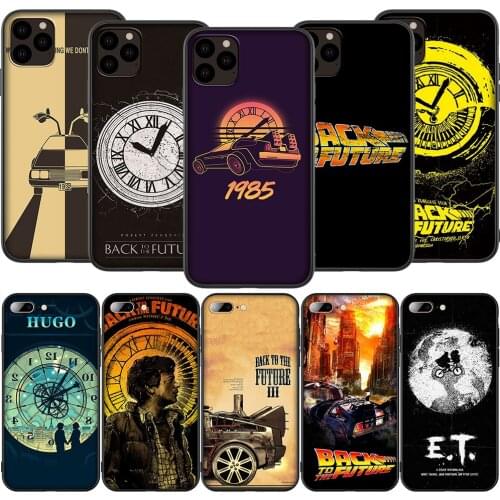 Lavaza K23 Back to the Future Time Machine Silicone Soft Case for iPhone 12 Mini 11 Pro XS Max XR X 8 7 6 6S Plus 5 5S SE 2020