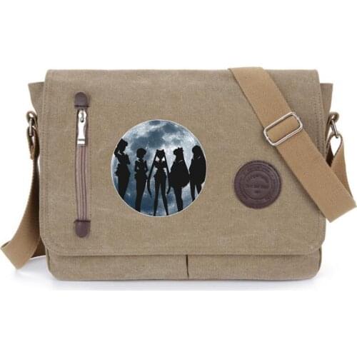Anime printing shoulder bag student bookbag Messenger Bags for Teens Boys Crossbodybag Women Travel Shoulder Bags