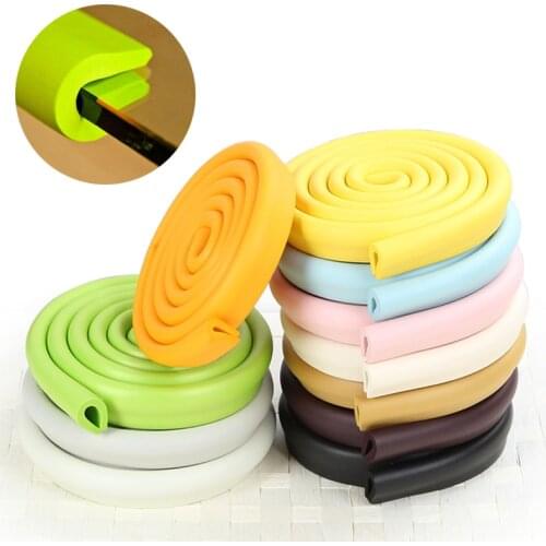 U Shaped Baby Safety Home Table Desk Edge Guard Strip 2M Cushion Guard Strip Kid Safe Protection Children Bar Strip Soft Thicken