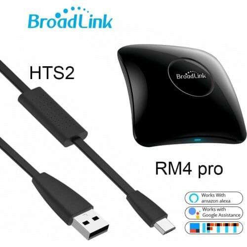 Broadlink RM4 Pro Smart Remote Control WiFi IR RF Universal Intelligent Remote Controller HTS2 Temperature Humidity Sensor