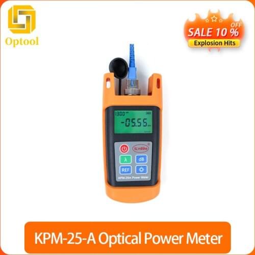 Handheld Test Tool Fiber Optic Power Meter KPM-25-A KPM-25-C OPM FTTH Fiber Optical Tester with SC Connector
