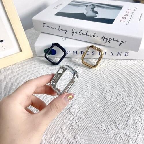 Hot-Selling TPU Protective Case for Apple Watch Band 40/ 44mm 42/38mm Soft Rubber cover for iWatch 6se 5 4 3 2 1 Bumper Frame