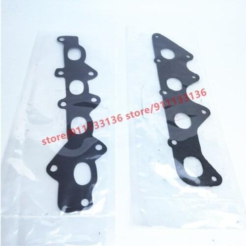 2pcs/set Intake&Exhaust Manifold Gasket For Chery QQ S11 A1 Kimo Face A113 S12 QQ6 Jaggi M1 S22 472-1008021/472-1008033