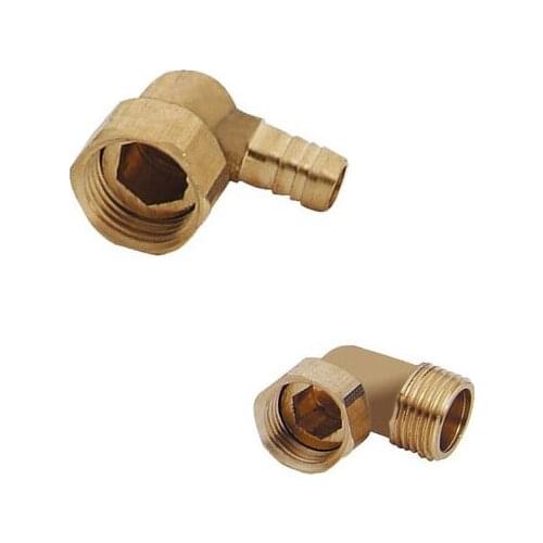 Shower room accessories,Copper elbow thread to intubation tubeconnector, Brass elbow top spray elbow wire
