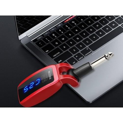 Wireless Guitar System Rechargeable Guitar Transmitter Receiver Set Electric Guitar Bass Pick Up Set