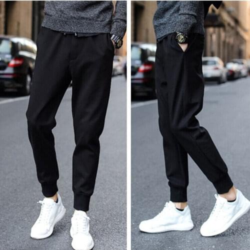 Harem Pant Men Summer Thin Sport Jogger Fashion Tactical Jogging Tracksuits Black Pencil Trousers Sportswear 2021 Clothing