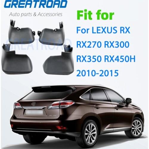Car Mud Flaps For LEXUS RX RX270 RX300 RX350 RX450H 2010-2015 Splash Guards Mudflaps Mudguards Accessories