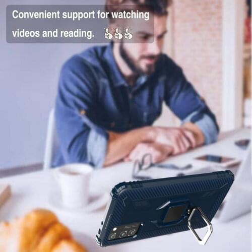 Phone case for Huawei P40 Pro P40 Lite Hybrid Stand Ring Cover For Huawei P30 Pro Mate 30 P20 Lite P Smart 2020 Y9 Prime 19 Z