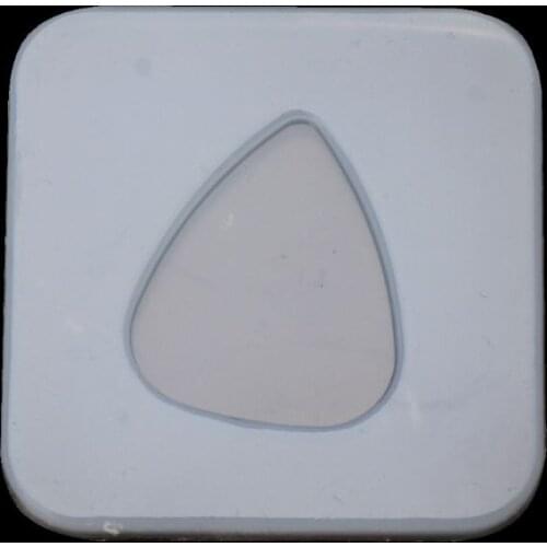 Geometric Triangle Plectrum Silicone Mold Jewelry Pendant Resin Casting DIY Mold 62KE