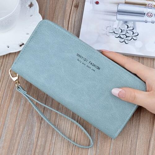Brand Designer Wristband Wallets Women Many Departments Clutch Wallet Female Long Large Card Purse Ladies Handbag