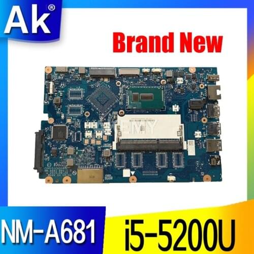For Lenovo Ideapad 100-15IBD Laptop Motherboard 5B20K25458 SR23Y I5-5200U CG410/CG510 NM-A681