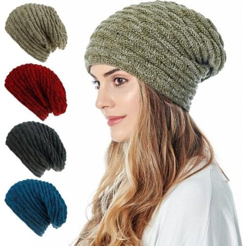 New Autumn Winter Knitted Hat Warm Knitting Turban Cap Knot Bandanas Skullies Beanies Beanie Skullies Cap