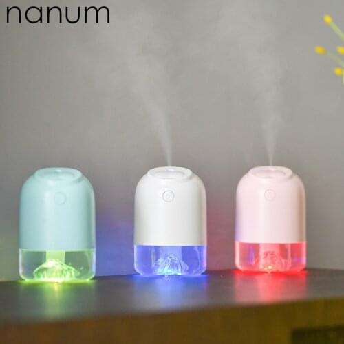New Aroma Essential Oil Diffuser Leopard Humidifier 270ml Air Purifier LED Night Light USB Mini Fogger Car Freshener
