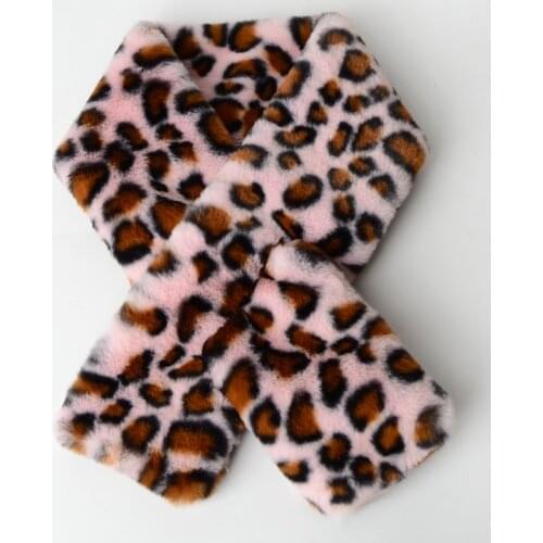 2021 new faux fur mink lady scarf Folemed Femme faux fur double-sided hair fashion warmth for the elderly and children