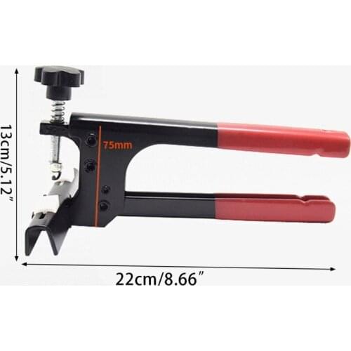 M89B Glass Tile Forceps Heavy Duty Glass Breaking Plier for Cutting Glass Tiles Perfect for Key Fob Hardware Install