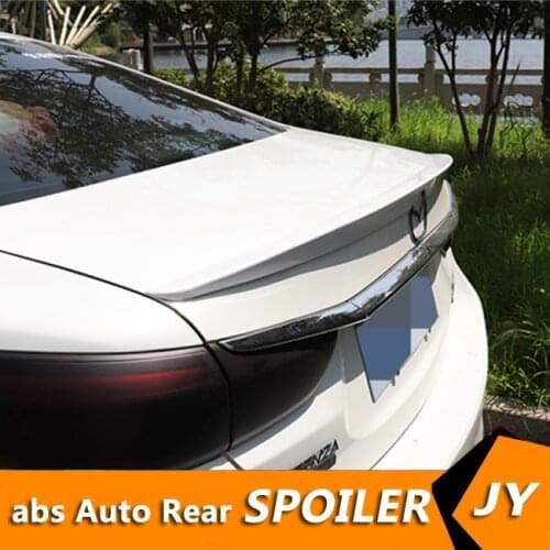 For Mazda 6 atenza Spoiler High Quality ABS Material Car Rear Wing Primer Color Rear Spoiler For Mazda 6 atenza Spoiler