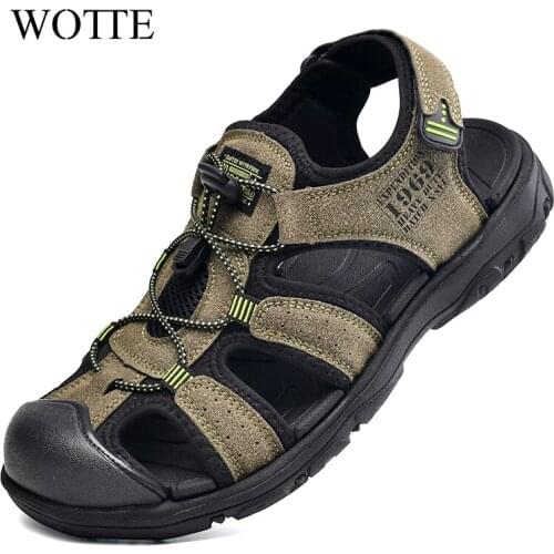 Men's Leather Sandals WOTTE China