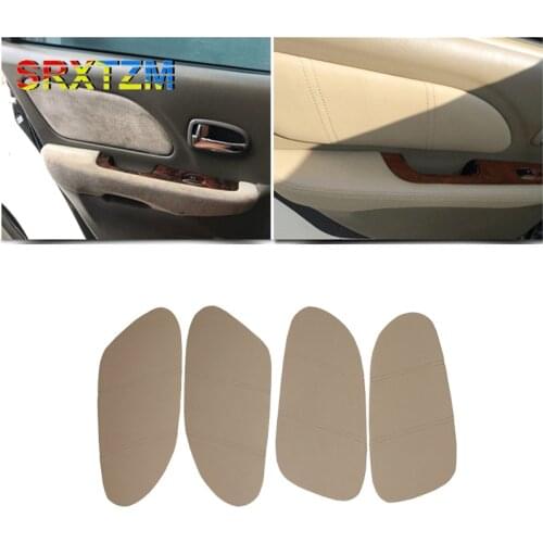 Microfibre Leather Interior Decorations Doors Panel Armrest Protective Cover For Hyundai Sonata 2004 2005 2006 2007 2008