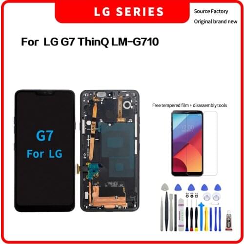 For LG G7 ThinQ LM G710 LCD For LG G7 Display LCD Screen Touch Digitizer Assembly ThinQ LM G710 Lcd with Disassembly tools