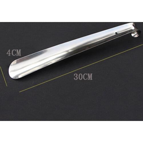 1PCS 30/45/52cm Stainless Steel Silver Professional Durable Handle Shoe Horn