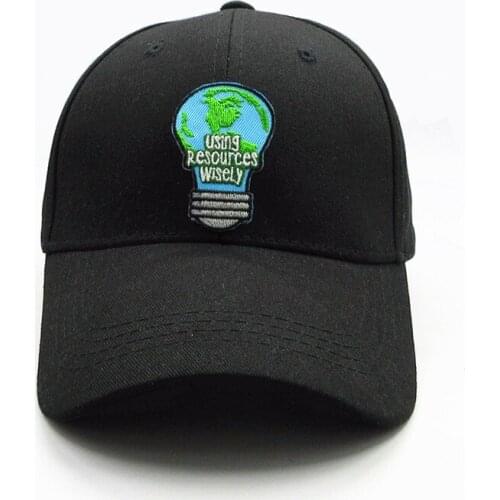 2021 Light Bulb Embroidery Cotton Baseball Cap Hip-hop Adjustable Snapback Hats for Men and Women 353