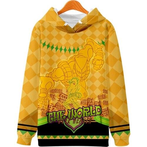 2021 JoJos Bizarre Adventure 3D Print Hoodies print Casual Style New Women/men Casual Slim Hot Sale comfatable hooded Clothes