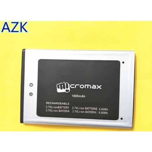 AZK 100% New Relacement 1800mAh Q383 Battery for Micromax Q383 in stock high quality
