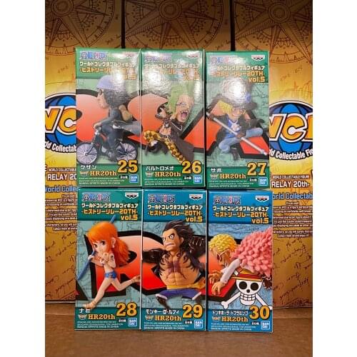 BANDAI Banpresto WCF One piece Historical heritage run VOL.2 VOL.5