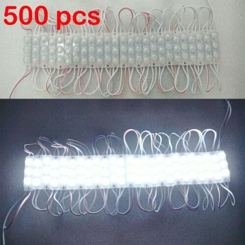 FREE DHL 500pcs/lot Korea chip 1.2W 2835 SMD LED Module,DC12V advertising light 3 years warranty
