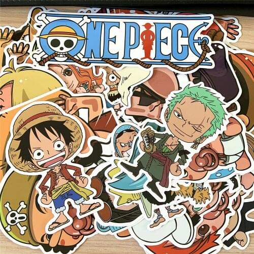 Big 28-Pack Cute One Piece Trendy Stickers for Teens Kids Perfect for Tablet PC Laptop Notebook Phone Skateboard Water Bottle Ca