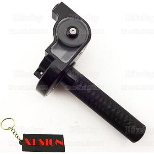 CNC Aluminum 1/4 Turn Twist Throttle Settle Black for CRF50 XR50 Dirt Pit Bike ATV Quad Go Kart Motorcycle Motorbike Motocross