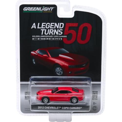 GreenLight 1:64 2012 Chevrolet COPO Camaro - COPO Alloy model car Metal toys for childen kids diecast gift