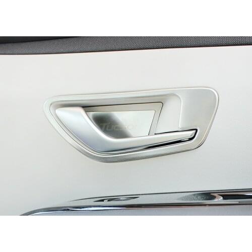 Chrome Interior Door Bowl Cover Trim For Hyundai Tucson 2021 NX4 Stainless Steel Styling Decoration Accessories