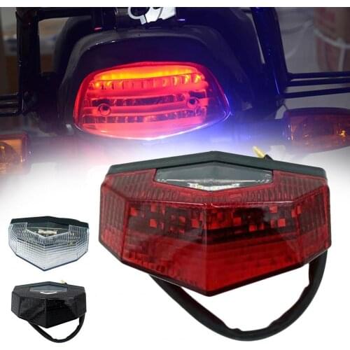 Tail Light Multifunctional Cautionary Retro Motorcycle Retrofit LED Brake Taillight Motorcycle Modification Parts Accessories