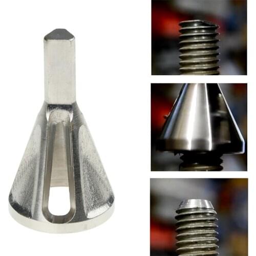 Deburring External Chamfer Tool Metal Remove Burr Tools Repairs Damaged Bolts Tightens the Nuts for All Kinds of Chuck Drill Bit